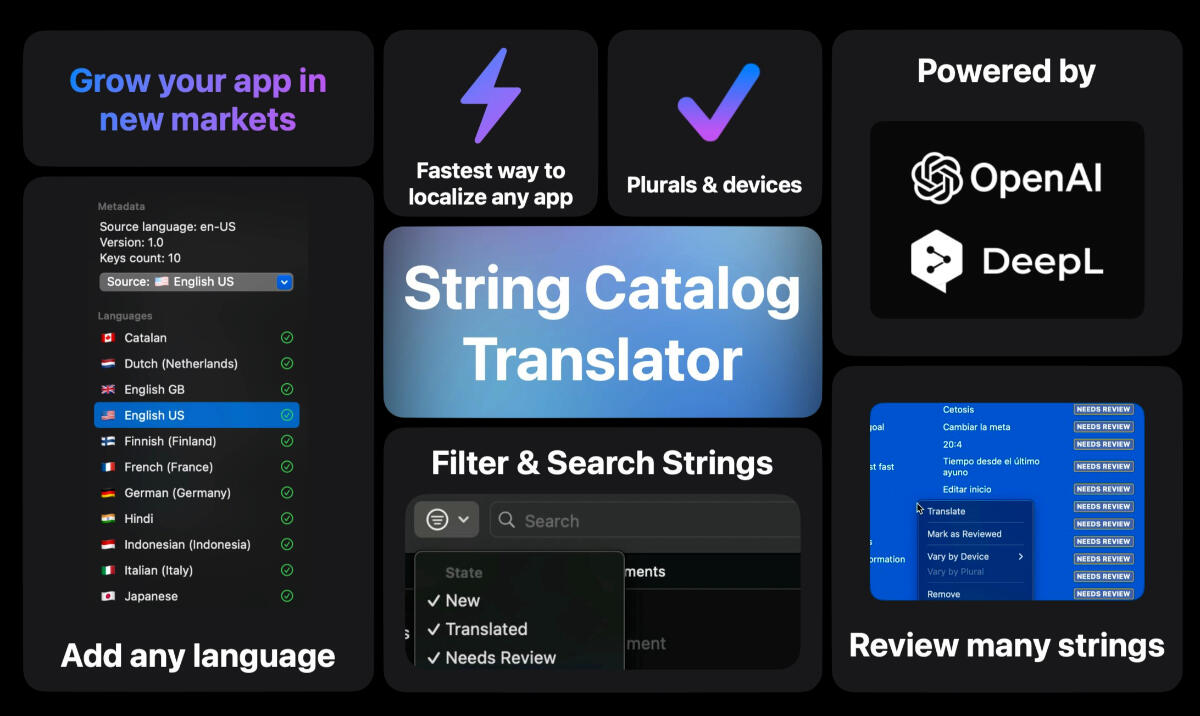 String Catalog Translator Localizing apps made easy